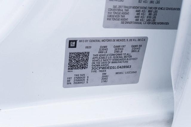 used 2020 Chevrolet Silverado 1500 car, priced at $28,998