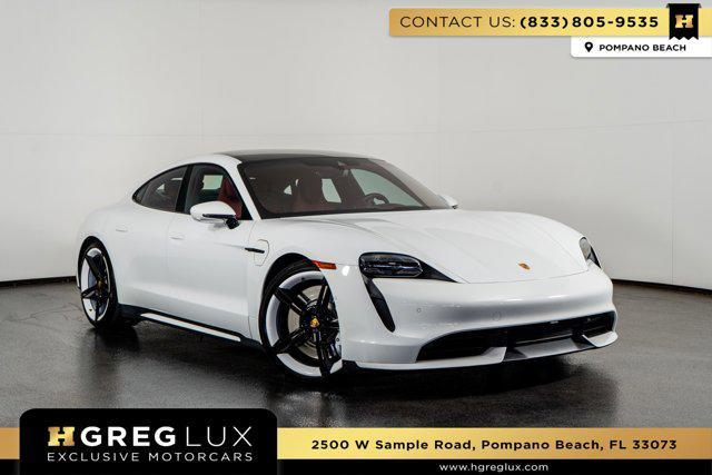 used 2024 Porsche Taycan car, priced at $118,998