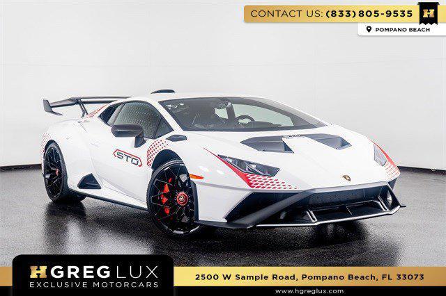 used 2022 Lamborghini Huracan STO car, priced at $379,998