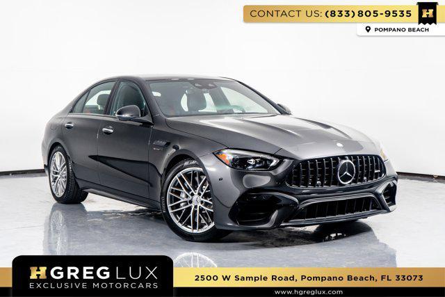 used 2024 Mercedes-Benz AMG C 63 car, priced at $83,998