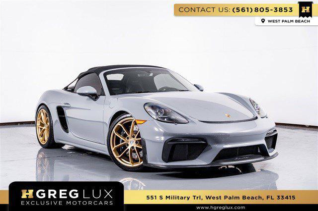 used 2023 Porsche 718 Spyder car, priced at $133,998