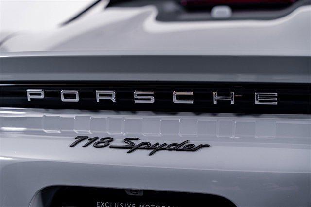 used 2023 Porsche 718 Spyder car, priced at $133,998