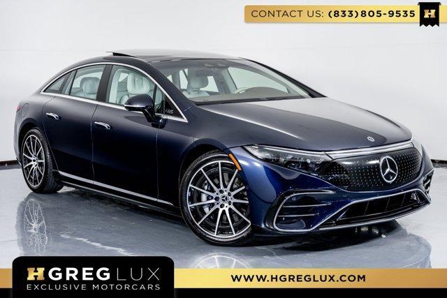 used 2022 Mercedes-Benz EQS 580 car, priced at $55,998