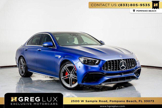used 2021 Mercedes-Benz AMG E 63 car, priced at $94,998