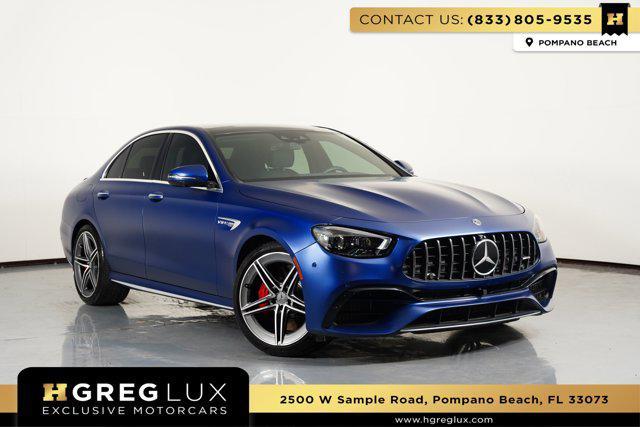 used 2021 Mercedes-Benz AMG E 63 car, priced at $92,998