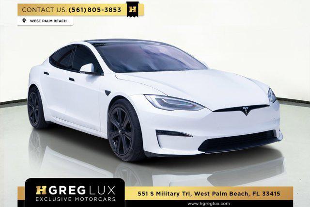 used 2022 Tesla Model S car, priced at $41,998