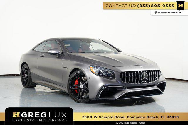 used 2018 Mercedes-Benz AMG S 63 car, priced at $79,998