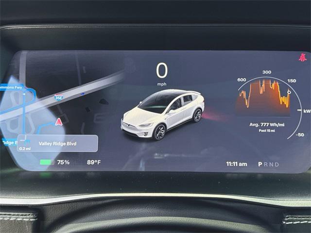 used 2021 Tesla Model X car, priced at $44,500