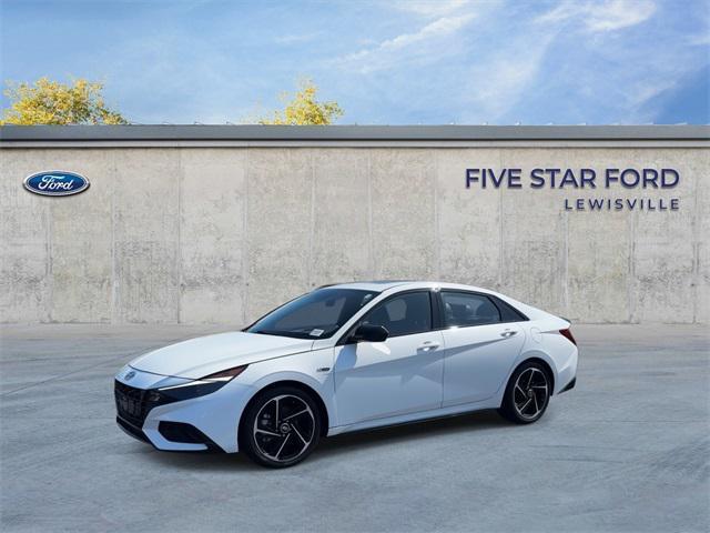 used 2023 Hyundai Elantra car, priced at $20,000