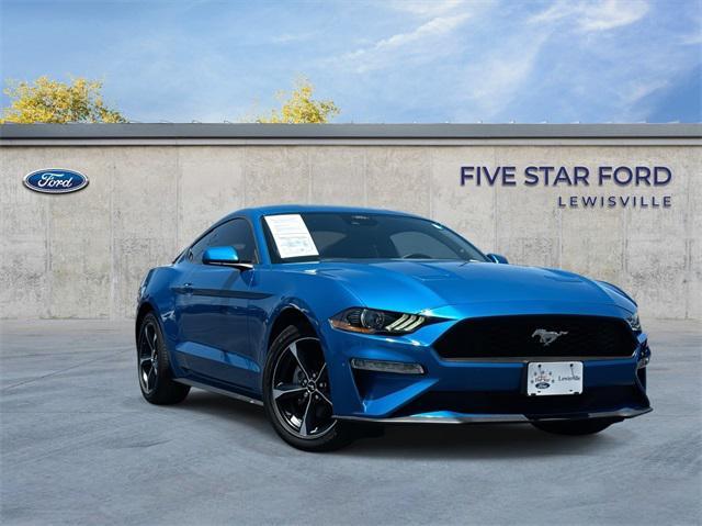 used 2021 Ford Mustang car, priced at $25,600