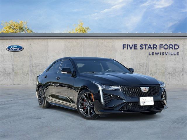 used 2022 Cadillac CT4-V car, priced at $37,250