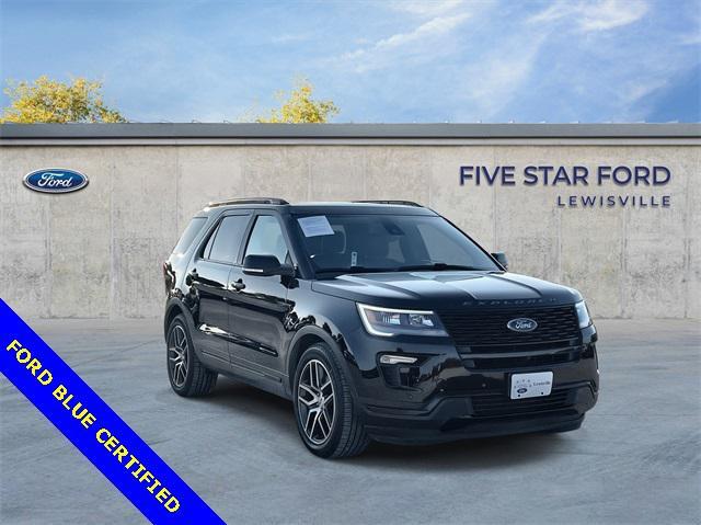 used 2018 Ford Explorer car, priced at $18,300