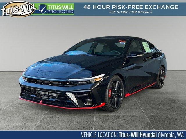 new 2025 Hyundai Elantra N car, priced at $35,925