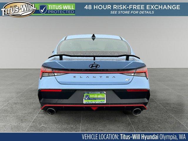 new 2025 Hyundai Elantra N car, priced at $35,619