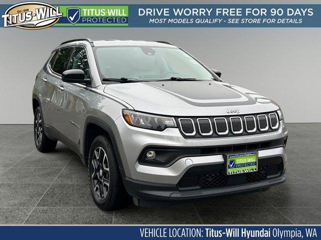 used 2022 Jeep Compass car, priced at $21,350