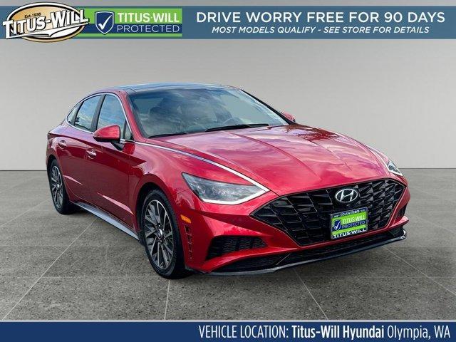 used 2021 Hyundai Sonata car, priced at $21,850