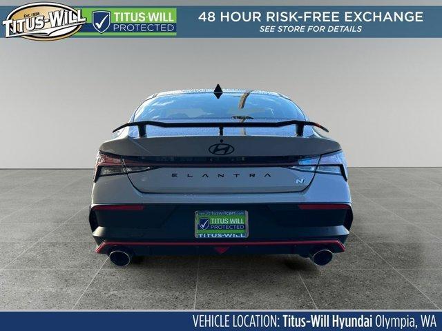 new 2025 Hyundai Elantra N car, priced at $36,999