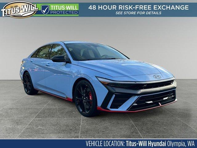 new 2025 Hyundai Elantra N car, priced at $35,250