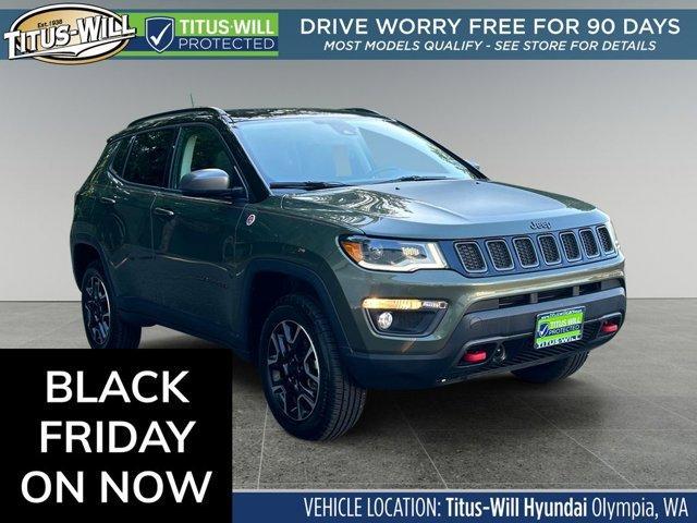 used 2021 Jeep Compass car, priced at $22,250