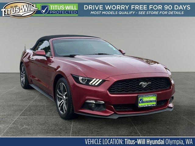 used 2017 Ford Mustang car, priced at $17,450