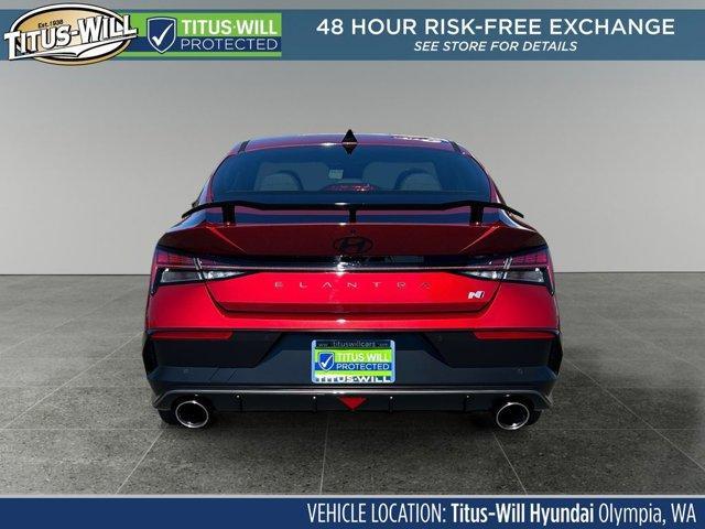 new 2025 Hyundai ELANTRA N car, priced at $34,612
