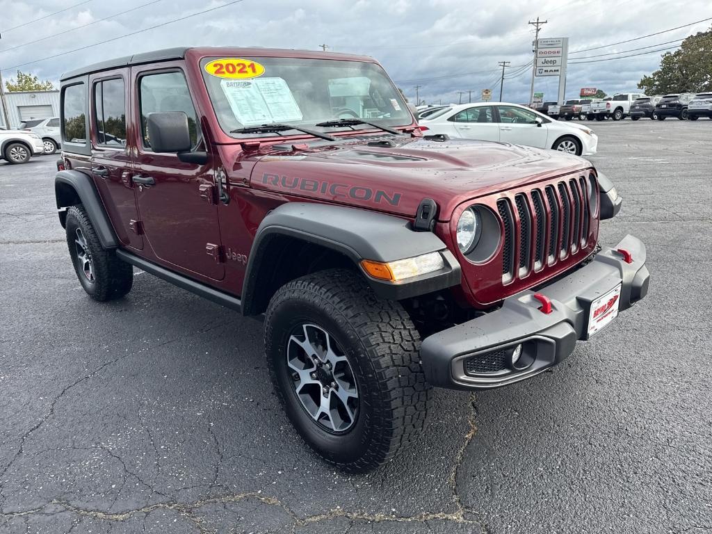 used 2021 Jeep Wrangler Unlimited car, priced at $44,851