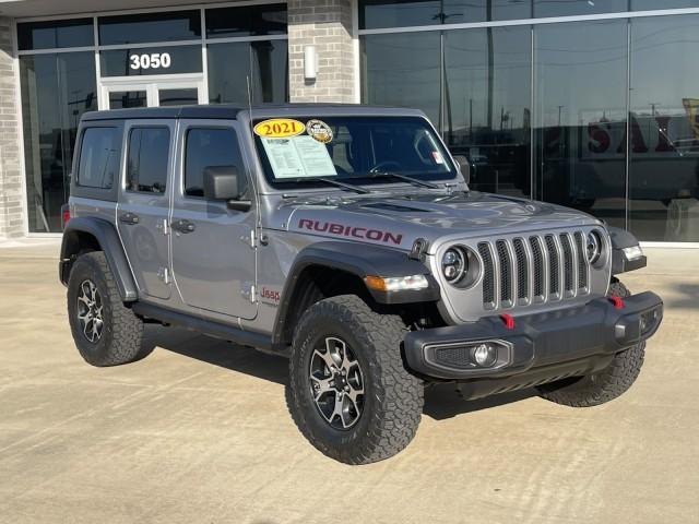 used 2021 Jeep Wrangler Unlimited car, priced at $37,187
