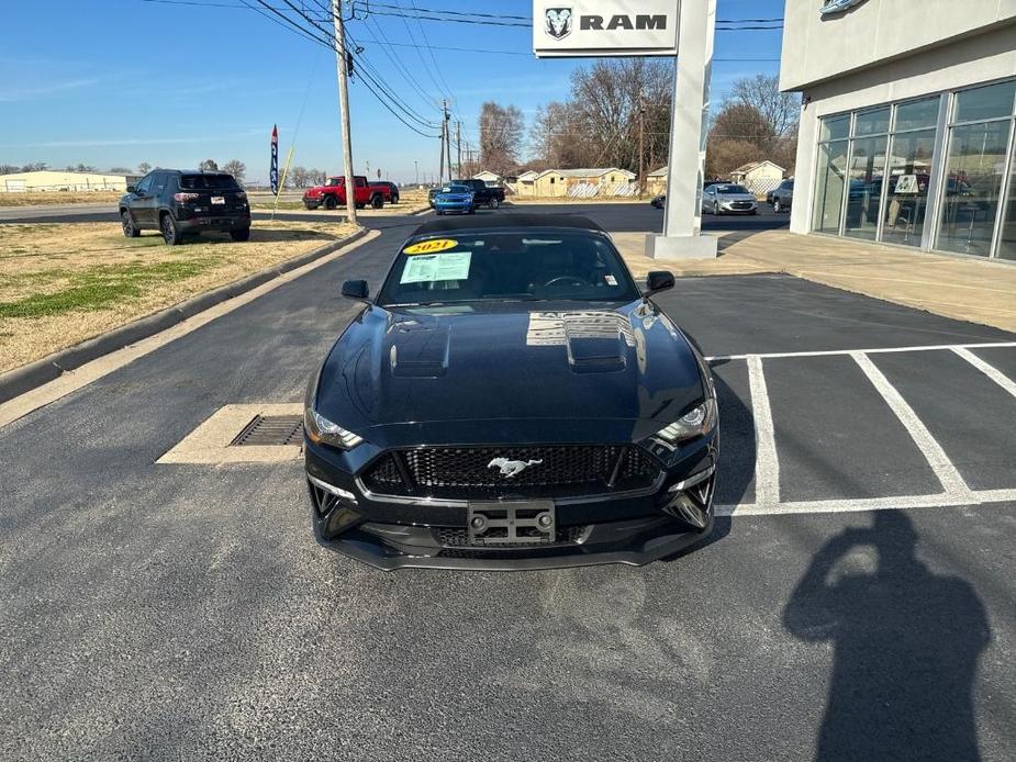 used 2021 Ford Mustang car, priced at $37,424