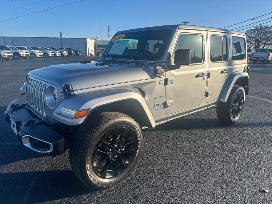 used 2021 Jeep Wrangler Unlimited 4xe car, priced at $36,530