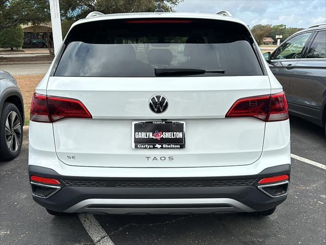 new 2024 Volkswagen Taos car, priced at $30,560