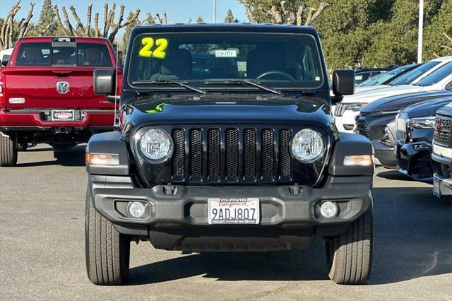 used 2022 Jeep Wrangler Unlimited car, priced at $33,503