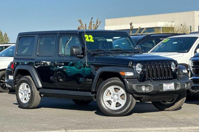 used 2022 Jeep Wrangler Unlimited car, priced at $33,503