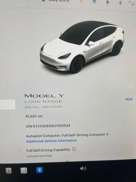used 2020 Tesla Model Y car, priced at $27,999