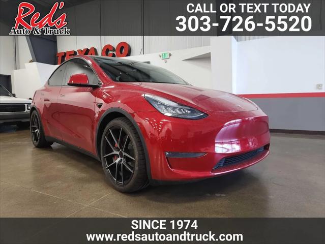 used 2020 Tesla Model Y car, priced at $28,999