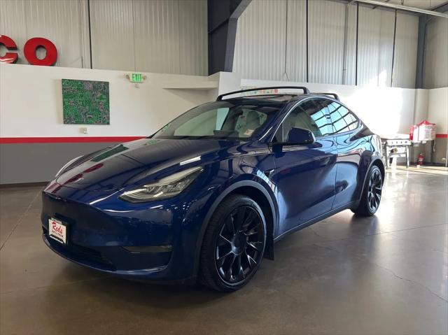 used 2020 Tesla Model Y car, priced at $27,999