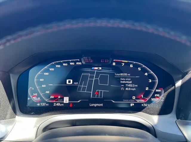used 2022 BMW M3 car, priced at $69,999