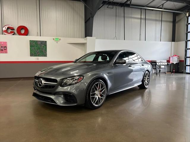 used 2018 Mercedes-Benz AMG E 63 car, priced at $52,999