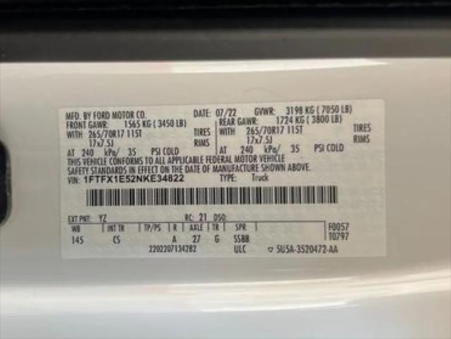 used 2022 Ford F-150 car, priced at $32,999