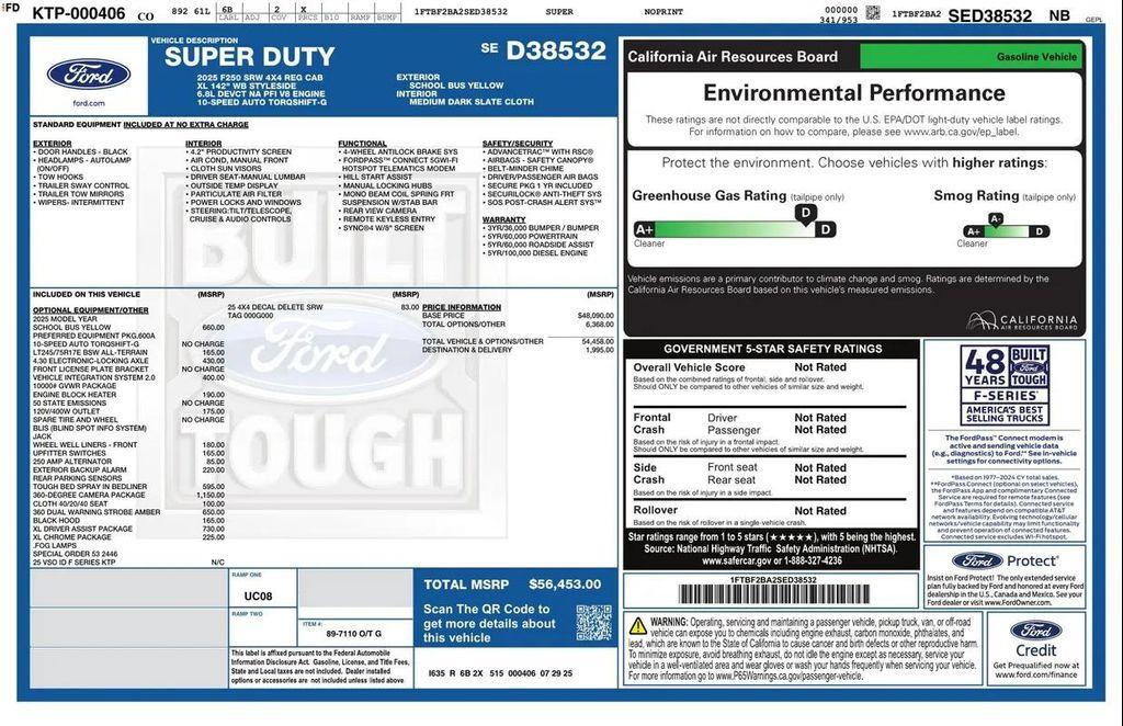 used 2025 Ford F-250 car, priced at $46,453