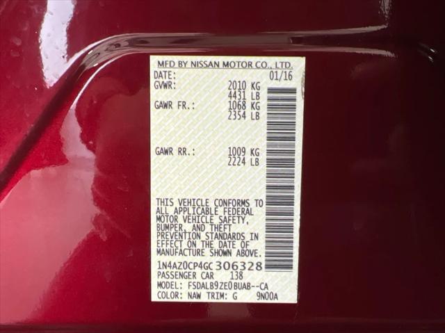 used 2016 Nissan Leaf car, priced at $8,999