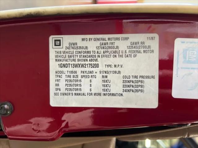 used 1998 Chevrolet Blazer car, priced at $9,999