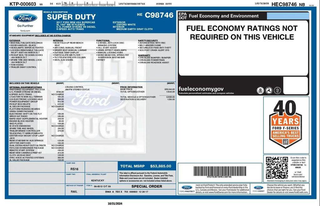 used 2017 Ford F-350 car, priced at $28,999