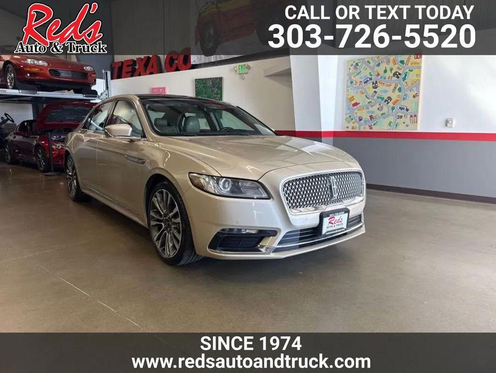 used 2017 Lincoln Continental car, priced at $20,999