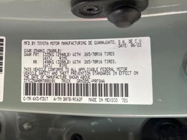 used 2022 Toyota Tacoma car, priced at $40,999
