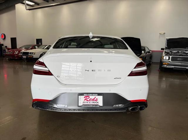 used 2022 Genesis G70 car, priced at $33,999