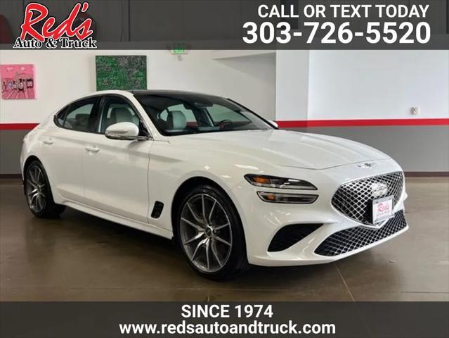 used 2022 Genesis G70 car, priced at $33,999