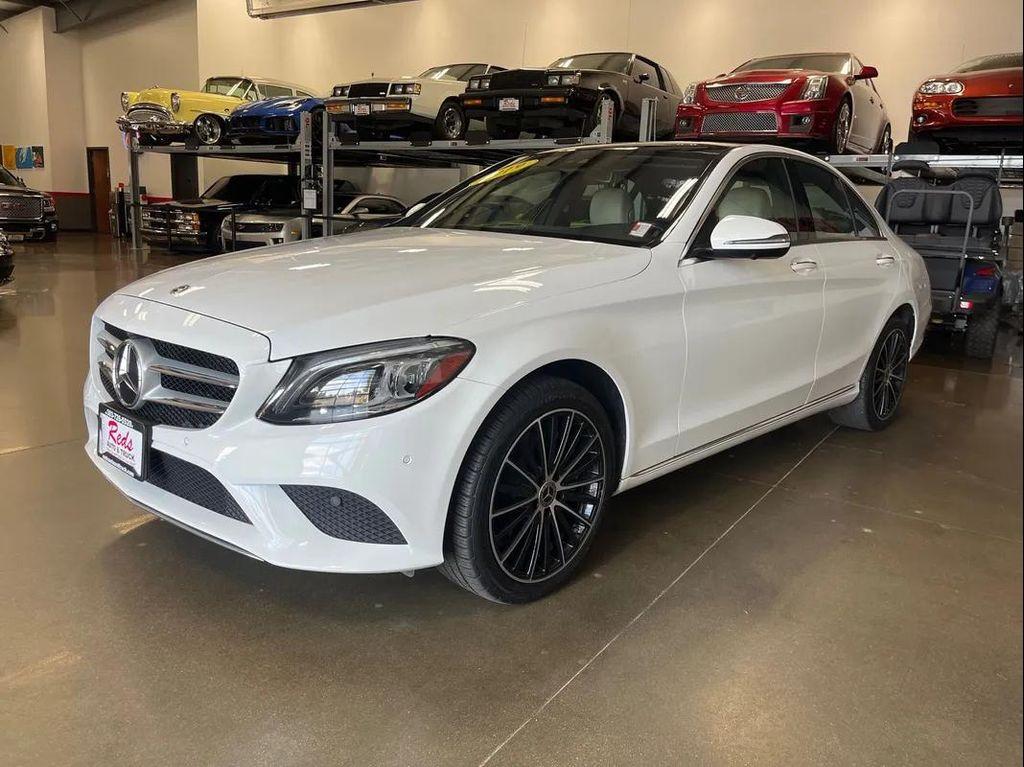 used 2019 Mercedes-Benz C-Class car, priced at $24,999