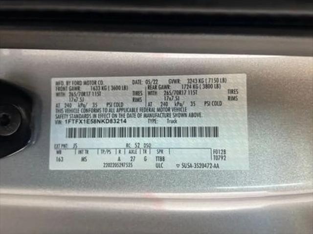 used 2022 Ford F-150 car, priced at $32,999