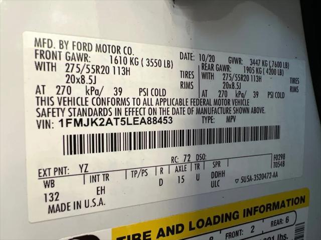 used 2020 Ford Expedition Max car, priced at $34,999