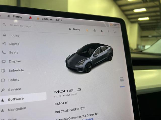 used 2018 Tesla Model 3 car, priced at $15,999